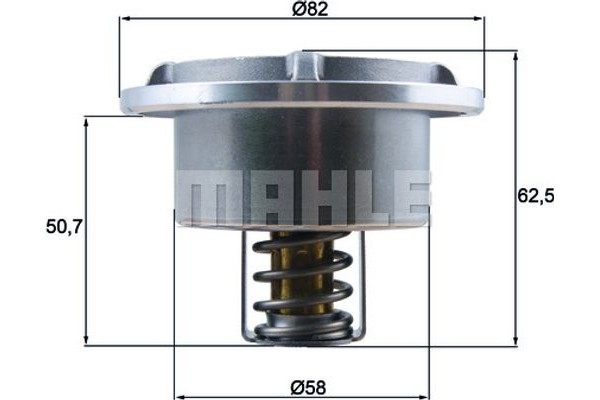 Mahle Θερμοστάτης, Ψυκτικό Υγρό - Thd 6 75