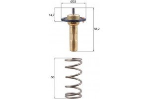 Mahle Θερμοστάτης, Ψυκτικό Υγρό - Tx 265 89D