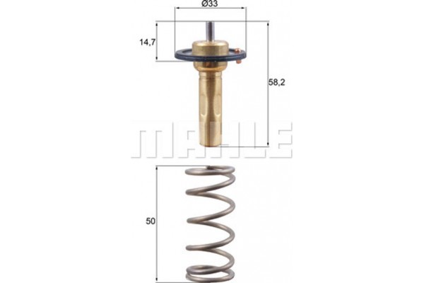 Mahle Θερμοστάτης, Ψυκτικό Υγρό - Tx 265 89D