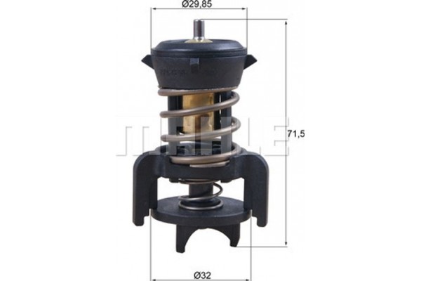 Mahle Θερμοστάτης, Ψυκτικό Υγρό - Tx 251 94D