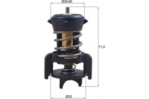 Mahle Θερμοστάτης, Ψυκτικό Υγρό - Tx 251 94D