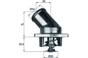 Mahle Θερμοστάτης, Ψυκτικό Υγρό - Ti 3 92