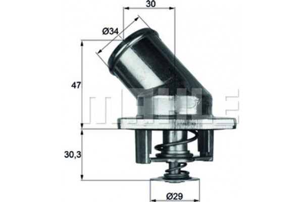 Mahle Θερμοστάτης, Ψυκτικό Υγρό - Ti 3 92