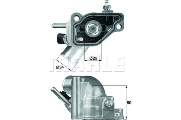 Mahle Θερμοστάτης, Ψυκτικό Υγρό - Ti 5 92