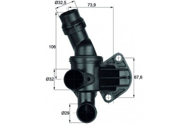 Mahle Θερμοστάτης, Ψυκτικό Υγρό - Ti 6 87