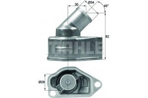 Mahle Θερμοστάτης, Ψυκτικό Υγρό - Ti 9 87