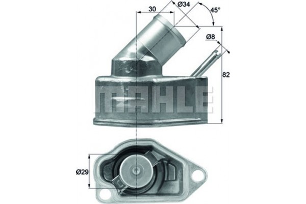 Mahle Θερμοστάτης, Ψυκτικό Υγρό - Ti 10 92