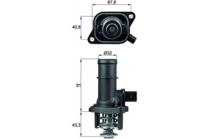 Mahle Θερμοστάτης, Ψυκτικό Υγρό - Ti 16 105