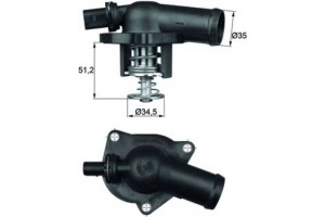 Mahle Θερμοστάτης, Ψυκτικό Υγρό - Ti 17 109
