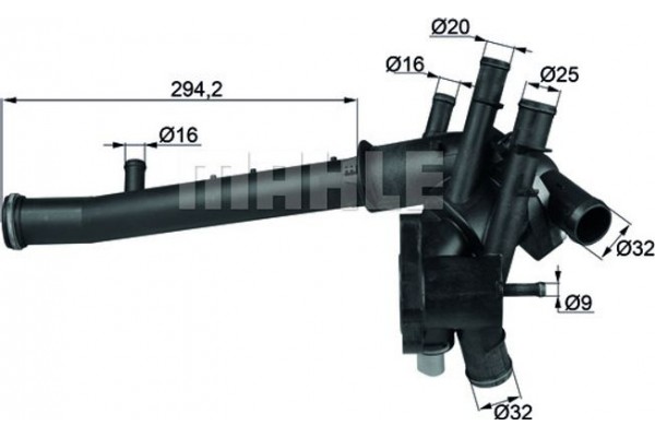 Mahle Θερμοστάτης, Ψυκτικό Υγρό - Ti 18 109