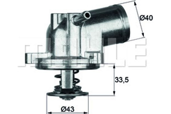 Mahle Θερμοστάτης, Ψυκτικό Υγρό - Ti 21 87