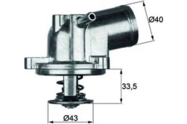 Mahle Θερμοστάτης, Ψυκτικό Υγρό - Ti 21 87