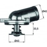 Mahle Θερμοστάτης, Ψυκτικό Υγρό - Ti 22 79