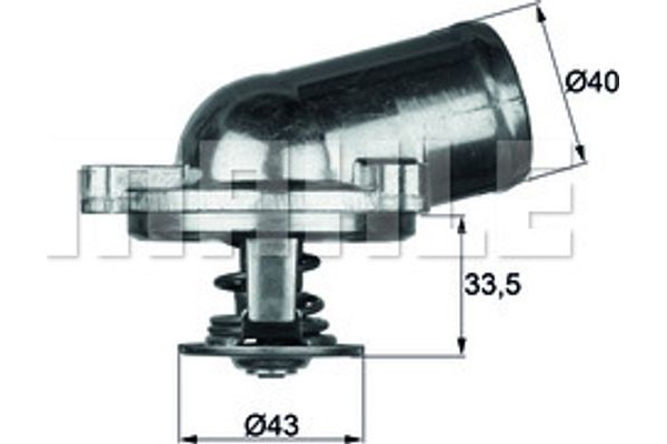 Mahle Θερμοστάτης, Ψυκτικό Υγρό - Ti 22 87