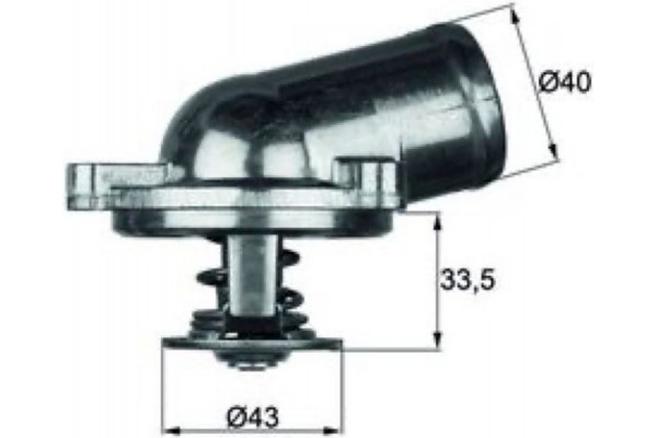 Mahle Θερμοστάτης, Ψυκτικό Υγρό - Ti 22 79