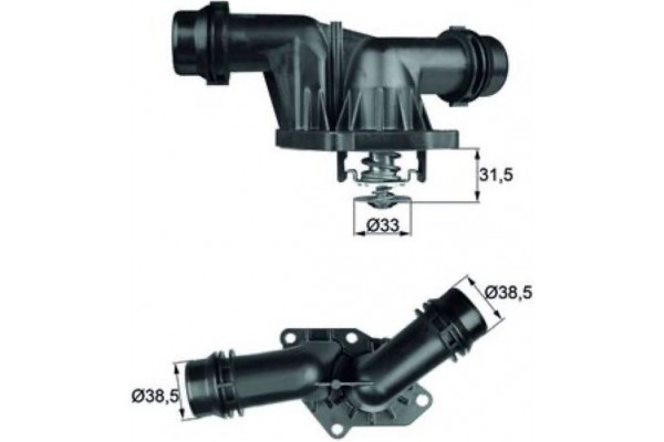 Mahle Θερμοστάτης, Ψυκτικό Υγρό - Ti 25 85