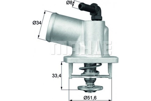 Mahle Θερμοστάτης, Ψυκτικό Υγρό - Ti 54 92D