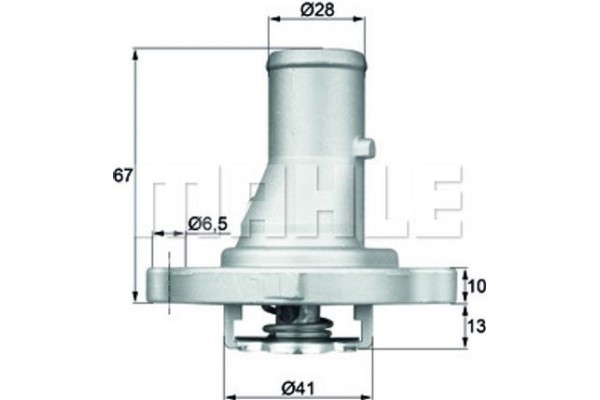 Mahle Θερμοστάτης, Ψυκτικό Υγρό - Ti 68 87D