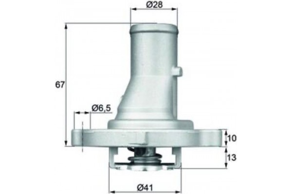 Mahle Θερμοστάτης, Ψυκτικό Υγρό - Ti 68 87D