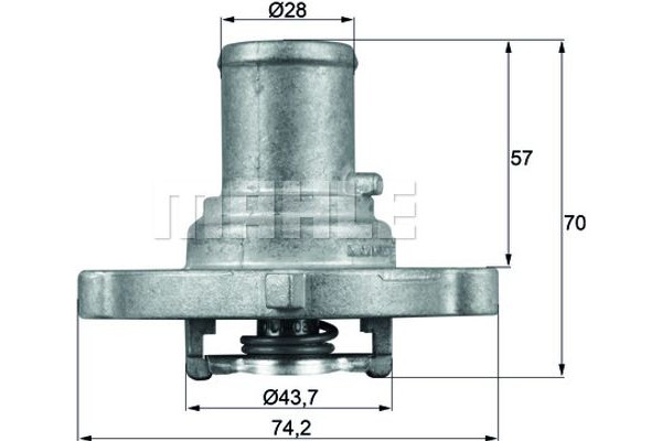 Mahle Θερμοστάτης, Ψυκτικό Υγρό - Ti 122 87D