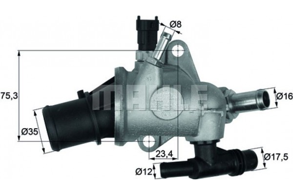 Mahle Θερμοστάτης, Ψυκτικό Υγρό - Ti 142 83