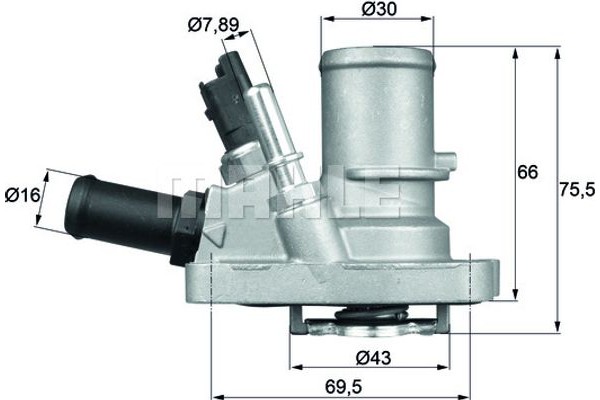 Mahle Θερμοστάτης, Ψυκτικό Υγρό - Ti 144 88