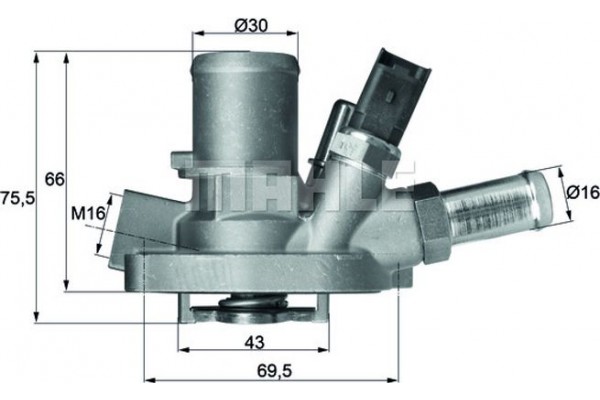 Mahle Θερμοστάτης, Ψυκτικό Υγρό - Ti 147 80