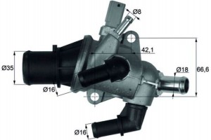 Mahle Θερμοστάτης, Ψυκτικό Υγρό - Ti 158 83