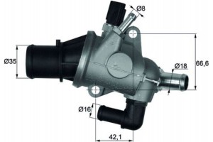 Mahle Θερμοστάτης, Ψυκτικό Υγρό - Ti 163 88