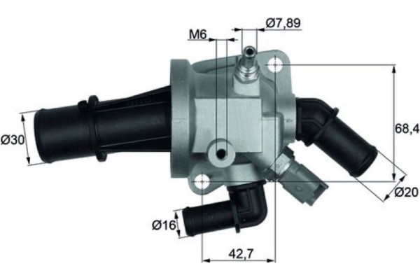 Mahle Θερμοστάτης, Ψυκτικό Υγρό - Ti 164 88