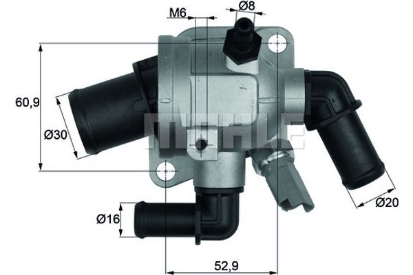 Mahle Θερμοστάτης, Ψυκτικό Υγρό - Ti 173 88