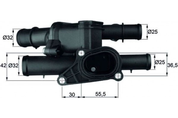 Mahle Θερμοστάτης, Ψυκτικό Υγρό - Tm 1 105 Mahle Θερμοστάτης, Ψυκτικό Υγρό - Tm 1 105