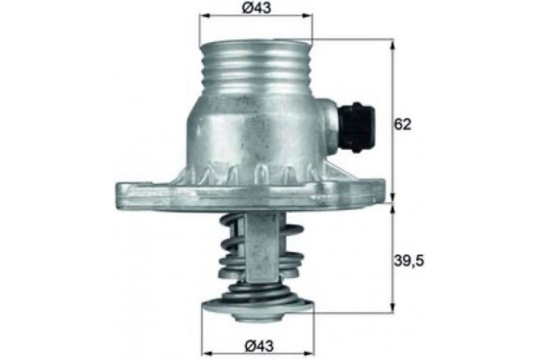 Mahle Θερμοστάτης, Ψυκτικό Υγρό - Tm 11 105 Mahle Θερμοστάτης, Ψυκτικό Υγρό - Tm 11 105