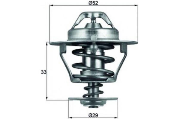 Mahle Θερμοστάτης, Ψυκτικό Υγρό - Tx 77 88D