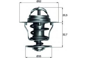 Mahle Θερμοστάτης, Ψυκτικό Υγρό - Tx 12 88D
