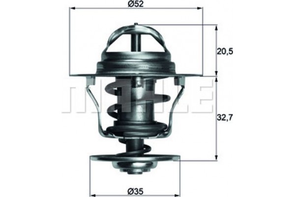 Mahle Θερμοστάτης, Ψυκτικό Υγρό - Tx 12 88D