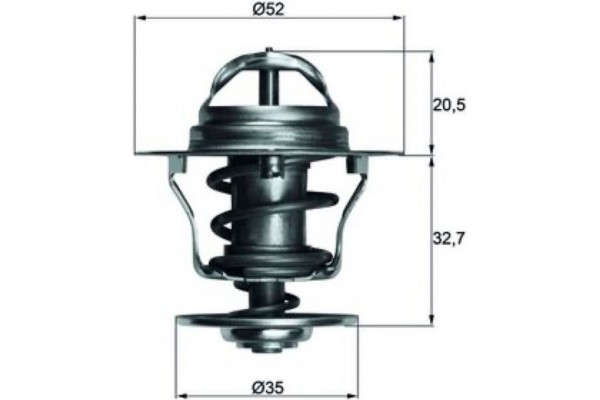 Mahle Θερμοστάτης, Ψυκτικό Υγρό - Tx 12 88D
