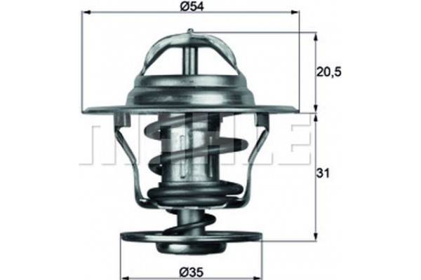 Mahle Θερμοστάτης, Ψυκτικό Υγρό - Tx 13 71D