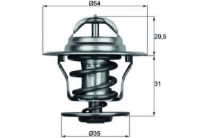 Mahle Θερμοστάτης, Ψυκτικό Υγρό - Tx 15 84D