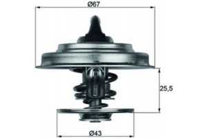 Mahle Θερμοστάτης, Ψυκτικό Υγρό - Tx 18 75D