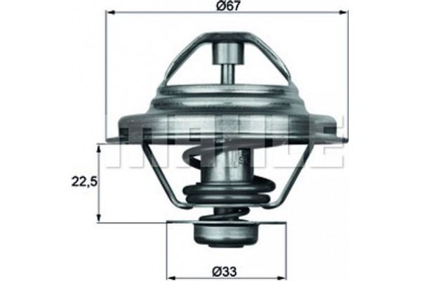 Mahle Θερμοστάτης, Ψυκτικό Υγρό - Tx 24 87D