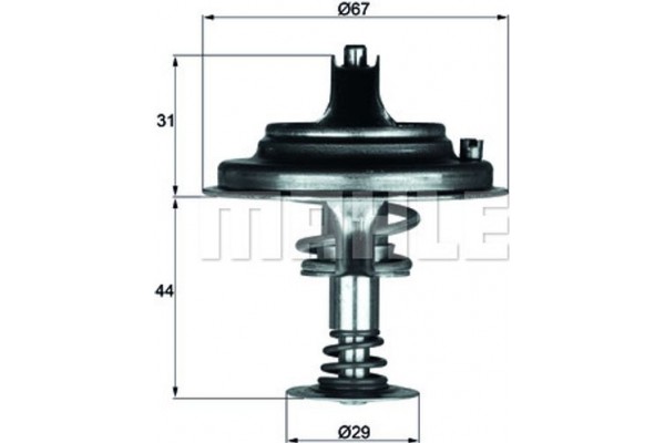 Mahle Θερμοστάτης, Ψυκτικό Υγρό - Tx 26 80D