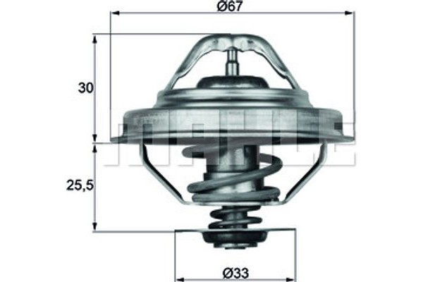 Mahle Θερμοστάτης, Ψυκτικό Υγρό - Tx 28 88D