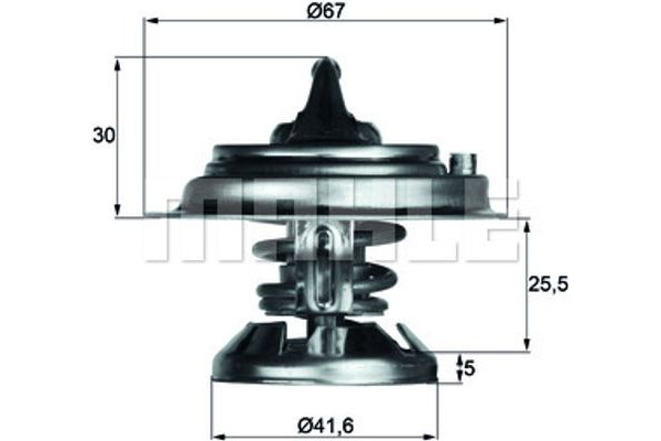 Mahle Θερμοστάτης, Ψυκτικό Υγρό - Tx 29 85D