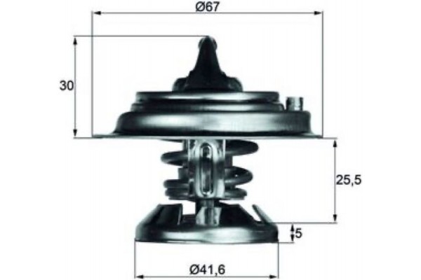 Mahle Θερμοστάτης, Ψυκτικό Υγρό - Tx 29 85D Mahle Θερμοστάτης, Ψυκτικό Υγρό - Tx 29 85D