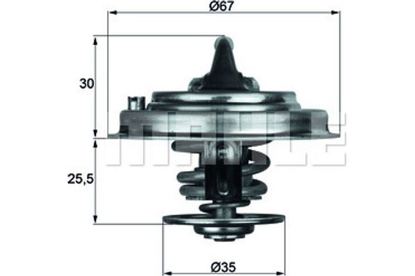 Mahle Θερμοστάτης, Ψυκτικό Υγρό - Tx 30 87D