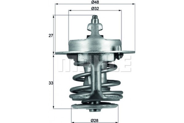 Mahle Θερμοστάτης, Ψυκτικό Υγρό - Tx 63 83