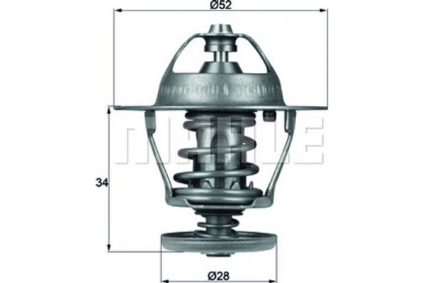 Mahle Θερμοστάτης, Ψυκτικό Υγρό - Tx 68 88D