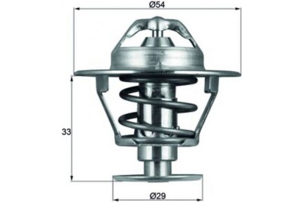 Mahle Θερμοστάτης, Ψυκτικό Υγρό - Tx 86 76D