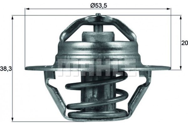 Mahle Θερμοστάτης, Ψυκτικό Υγρό - Tx 88 82D